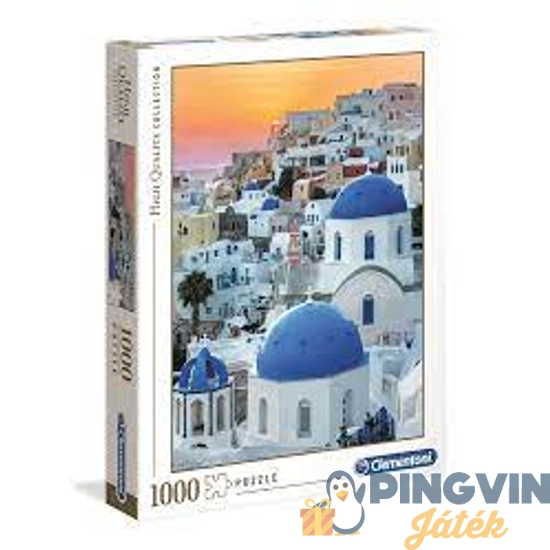 Clementoni - 1000 db puzzle-Santorini