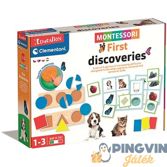 Clementoni Montessori ,Első felfedezés-Interaktív játék 50224