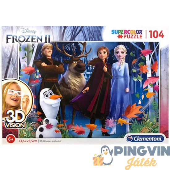 Clementoni - Puzzle 3D Vision Jégvarázs 2 104db (20611)