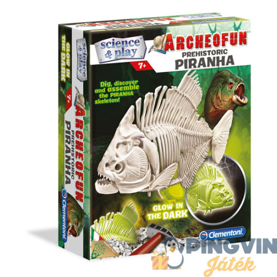 Clementoni - Science &Play Archeo Fun Piranha