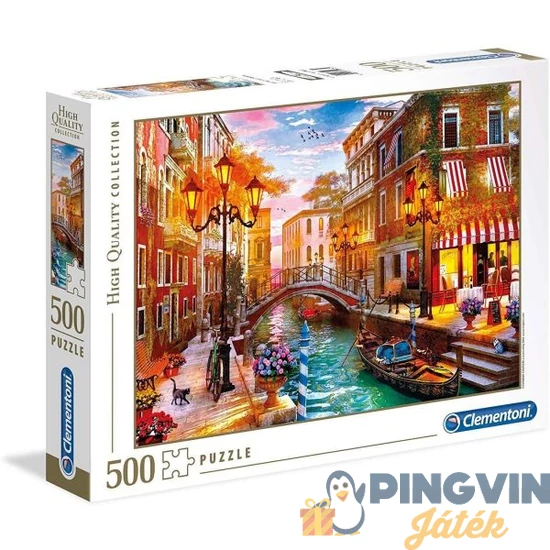 Clementoni puzzle - 500 db_ Velencei naplemente CL35063