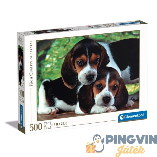 Clementoni puzzle - High Quality 500db-os puzzle - kutyás