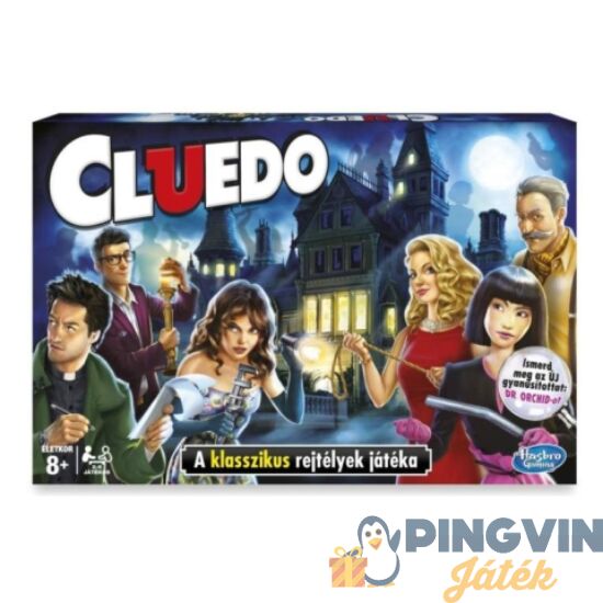 Hasbro - Cluedo - Klasszikus bűnügyi detektív társasjáték (38712)