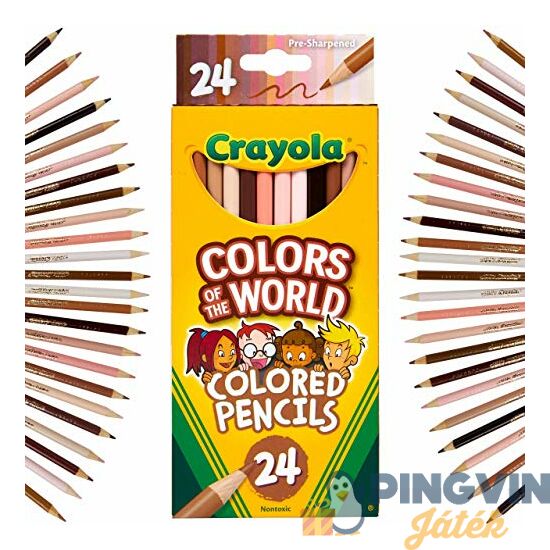 Crayola - Bőrszínű ceruza készlet 24db-os 68-4607