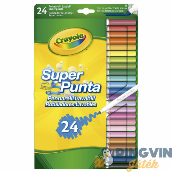 Crayola - Vékony filctoll készlet 24db-os 7551