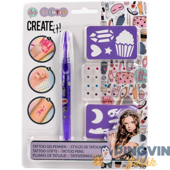 Create It - Illatos tetováló toll ékkövekkel