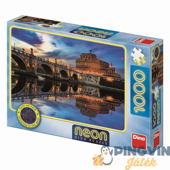 Dino - puzzle 1000db-os neon - Angyalvár
