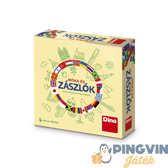 Dino - Móka és zászlók ismeretterjesztő társasjáték