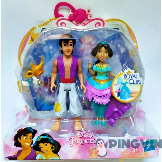 Disney Princess Aladdin és Jázmin baba-mini-Hasbro