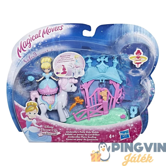 Disney Hercegnők - Kis Királyság - Hamupipőke póni istállója E0249 - Mattel