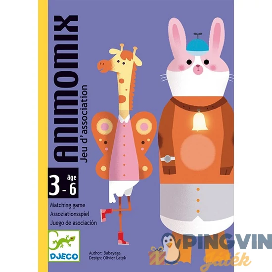 Djeco Animomix kártyajáték 5146
