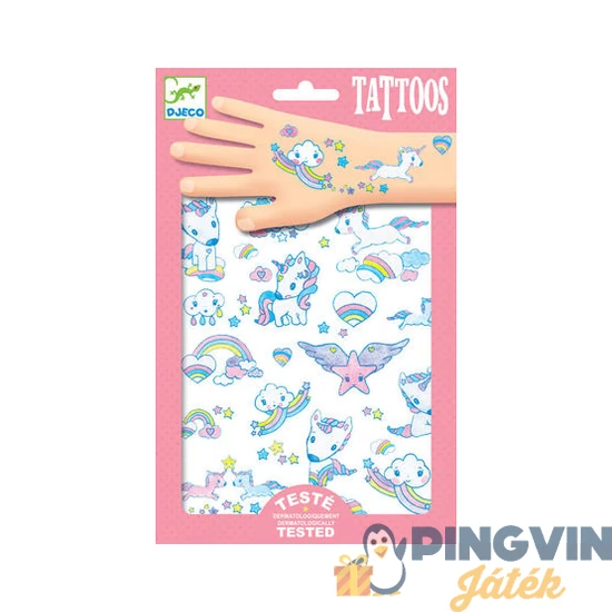 Djeco Unikornisok tetoválás 9575