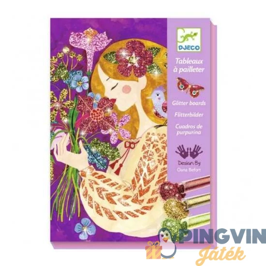 Djeco Csillámos Képkészítő The scent of flowers 9508