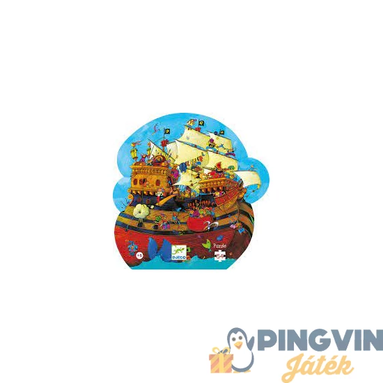 Djeco - Formadobozos puzzle - Barbarossa hajója - Barbarossa's Boat 7241