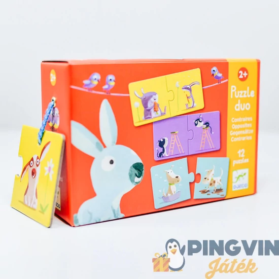Djeco - Párosító puzzle Ellentétek 8162