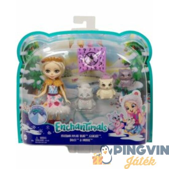 Enchantimals állat család bagolyokkal GJX46-Mattel
