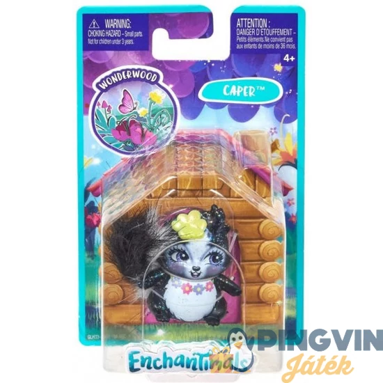 Enchantimals -  különleges állatok - Caper a borz, 4cm-es figura GLH33 - Mattel