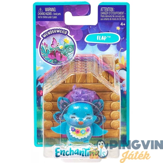 Enchantimals -  különleges állatok - Flap a páva, 4cm-es figura GLH35 - Mattel