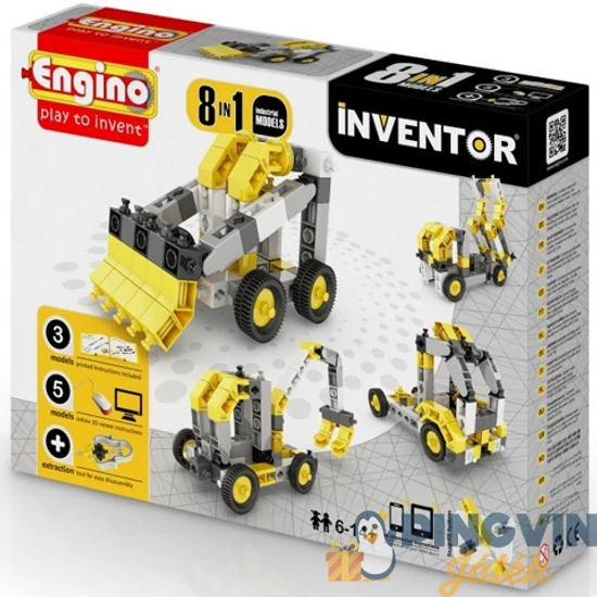 Engino: Inventor munkagépek 8in1 - Engino
