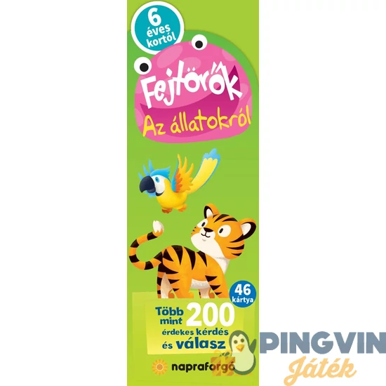 Fejtörők - Az állatokról 6 éves kortól