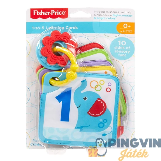 Mattel - Fisher Price Számoljunk1-5-ig kártyák (FXB92)