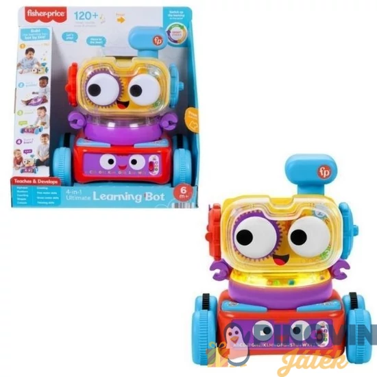 Fisher Price - 4 az 1-ben Tanuló Robotpajti HCK44 - Mattel