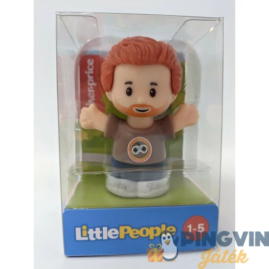 Fisher Price - Little people figurák - Apa Barna pólóban GWV15 - Mattel