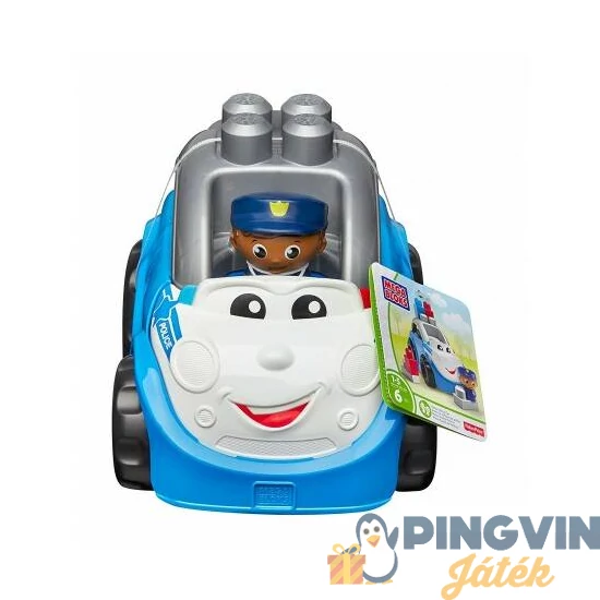 Fisher Price: Mega Bloks Peti rendőrautó + építökocka DPJ59 - Mattel
