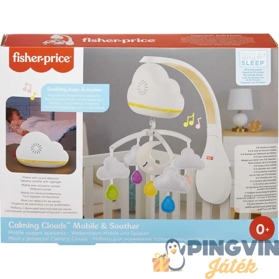 Fisher Price - Nyugtató Felhők kiságyforgó GRP99 - Mattel