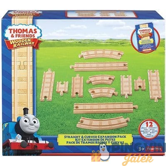 Fisher Price - Thomas egyenes és kanyrodó sínkészlet Y4089 - Mattel