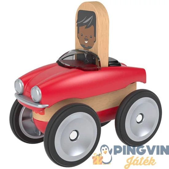 Fisher Price - Wonder Makers járművek - piros autó GGL53 - Mattel