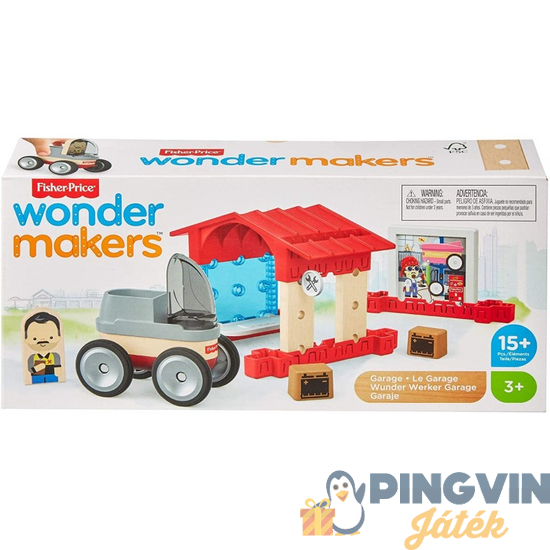 Fisher Price - Wonder Makers - kis garázs szett GLM42 - Mattel