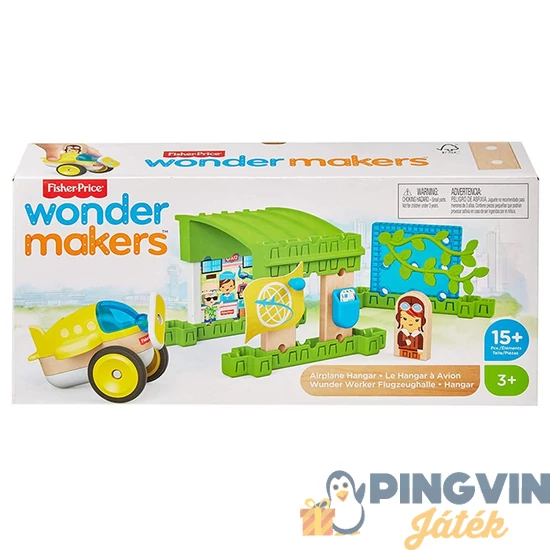 Fisher Price - Wonder Makers - kis hangár szett GLM43 - Mattel