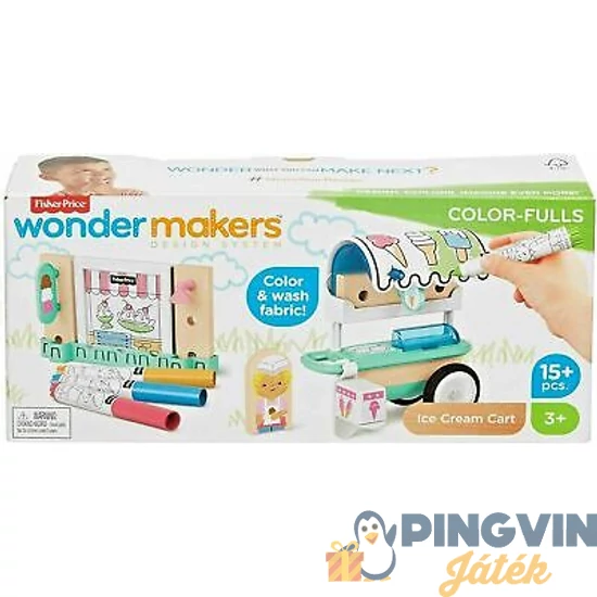 Fisher Price - Wonder Makers - színezős fagyiskocsi GLY26 - Mattel
