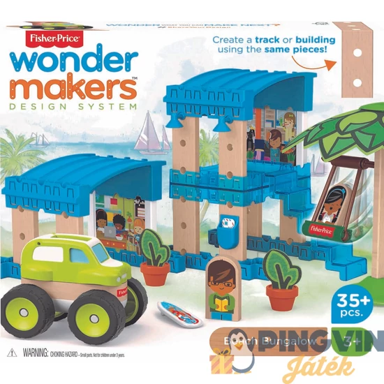 Fisher Price - Wonder Makers uticélok - Tengerparti bungaló GFJ13 - Mattel