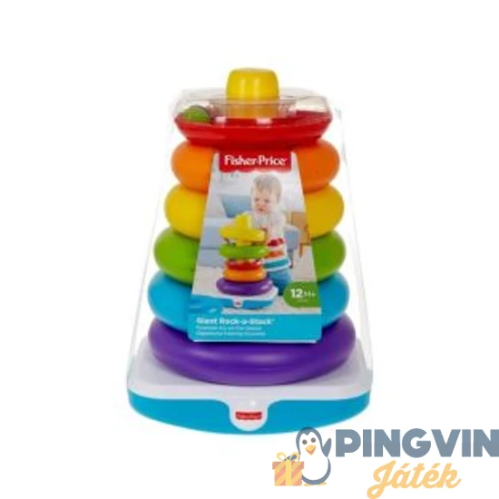 Fisher Price - Óriás színes gyűrűpiramis GJW15 (11590) - Mattel