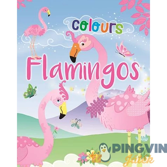 Flamingós színező füzet