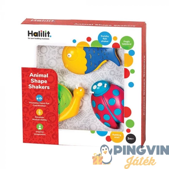 Halilit - Állatformájú csörgők 3db-os MP3900