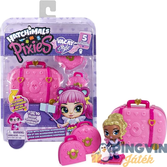 Hatchimals - Pixies vakáció szett kiegészítőkkel - többféle - játékfigura 6056546 - Spin Master