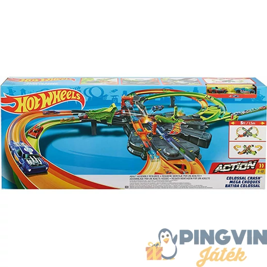 Mattel - Hot Wheels Kolosszális ütközések pályaszett (GFH87)