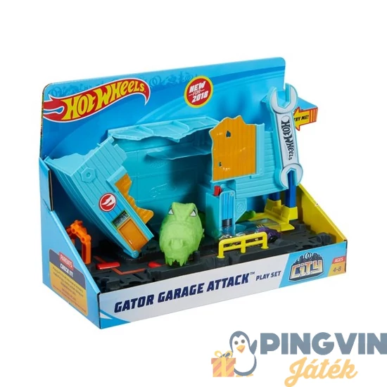 Hot Wheels - Aligátor támadás pályaszett FNB06 - Mattel