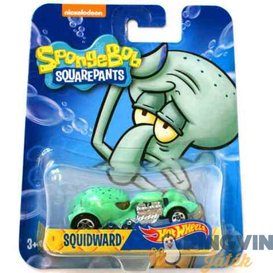 Hot Wheels Spongyabob karakter kisautók - Squidward DRB40 -Mattel
