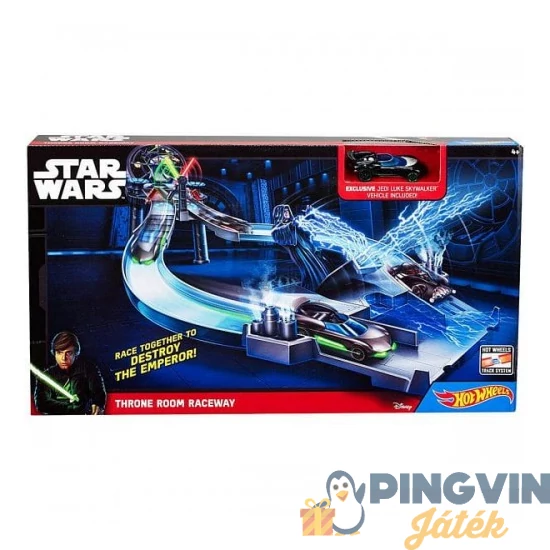 Hot Wheels: Star Wars karakter kisautó pálya - Throne Room Raceway CGN44 - Mattel