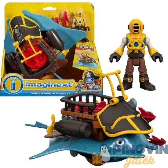 Imaginext - Némo kapitány & Rája játékszett DTH43 - Mattel