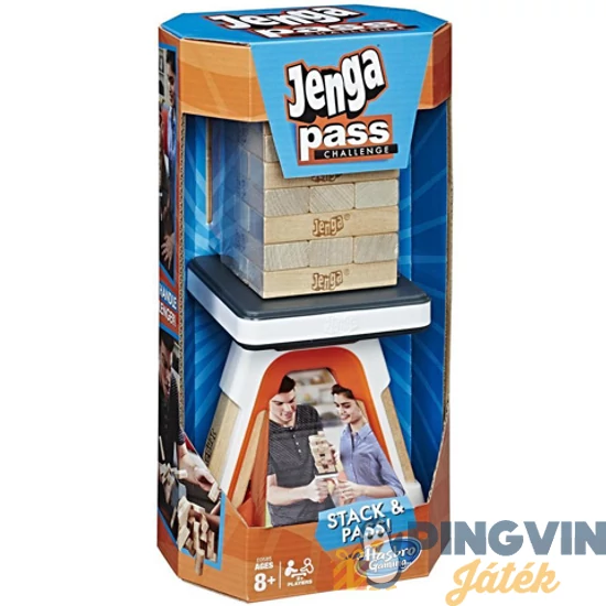 Hasbro - Jenga Pass Kihívás társasjáték (E0585)