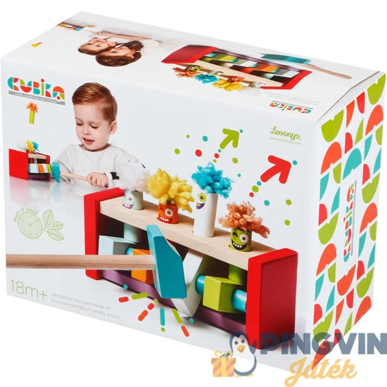 Cubika - Kalapácsos játék - ugráló bohócok 13746