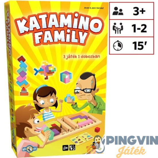 Gigamic - Katamino Family 3 játék 1 dobozban társasjáték (GIG34538)