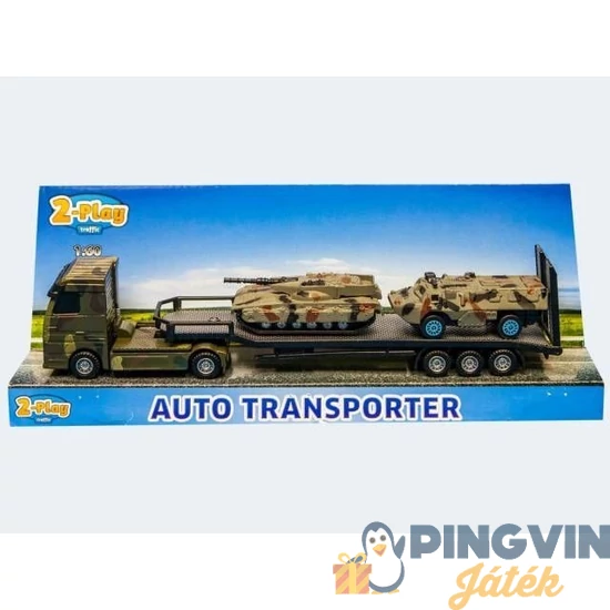 Katonai kamion+autó+tank