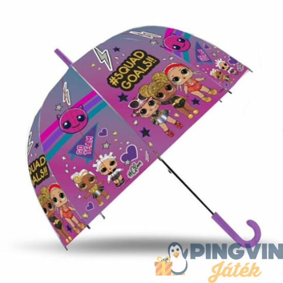 Kids Euroswan - LOL manuális áttetsző esernyő 18" (MP2731)