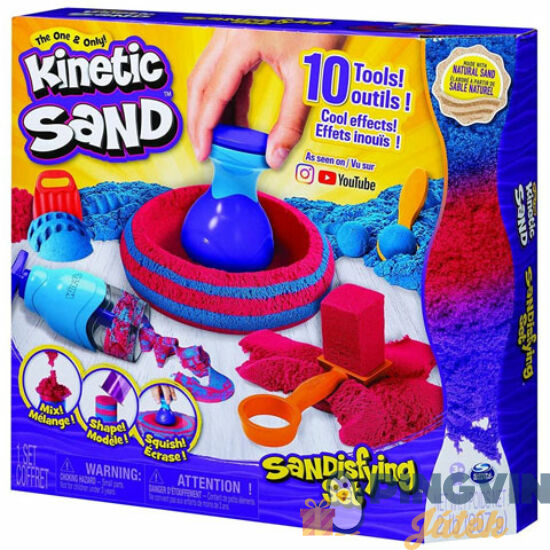 Spin Master - Kinetic Sand - Homokgyurma szett kiegészítőkkel 907g (6047232)